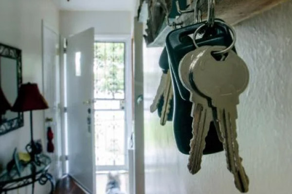 House keys hanging in a hallway, landlord healthy homes standards obligations